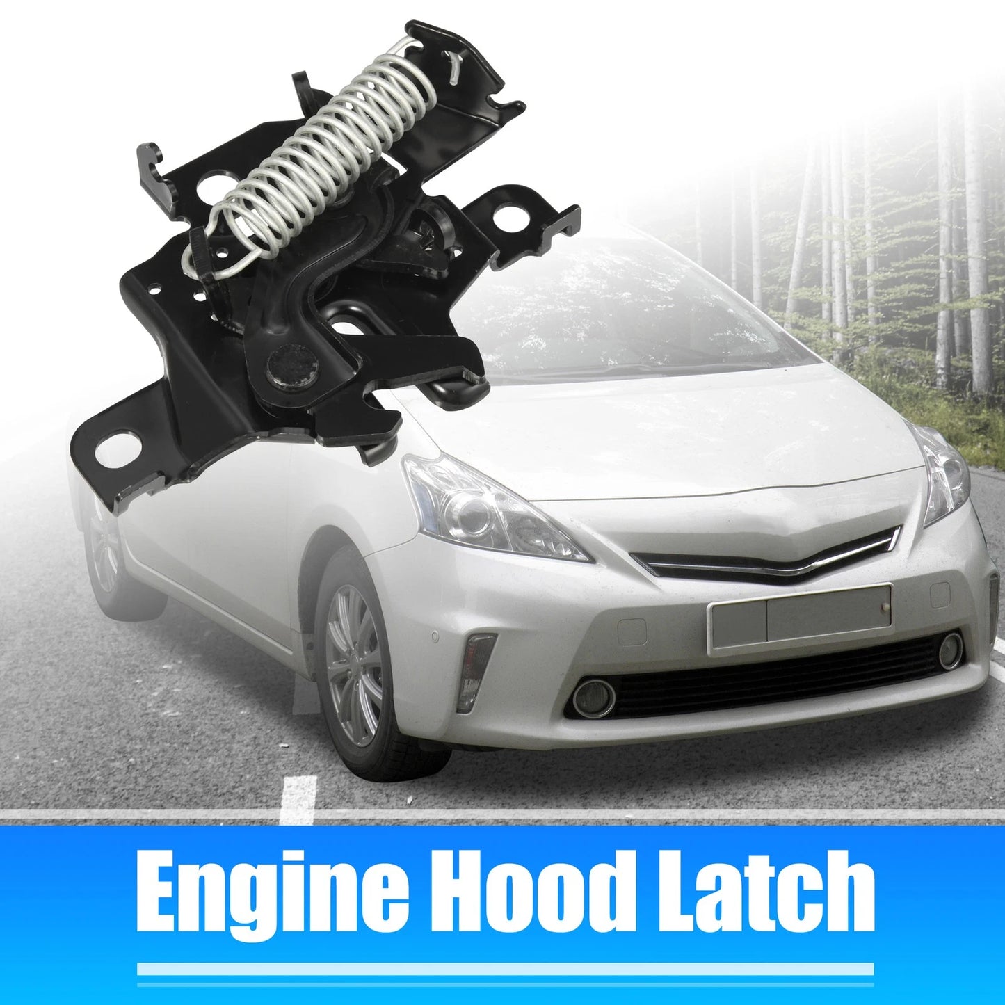 Hood Latch Lock Replacement for Toyota Prius (2010–2015) 53510-47092 Black