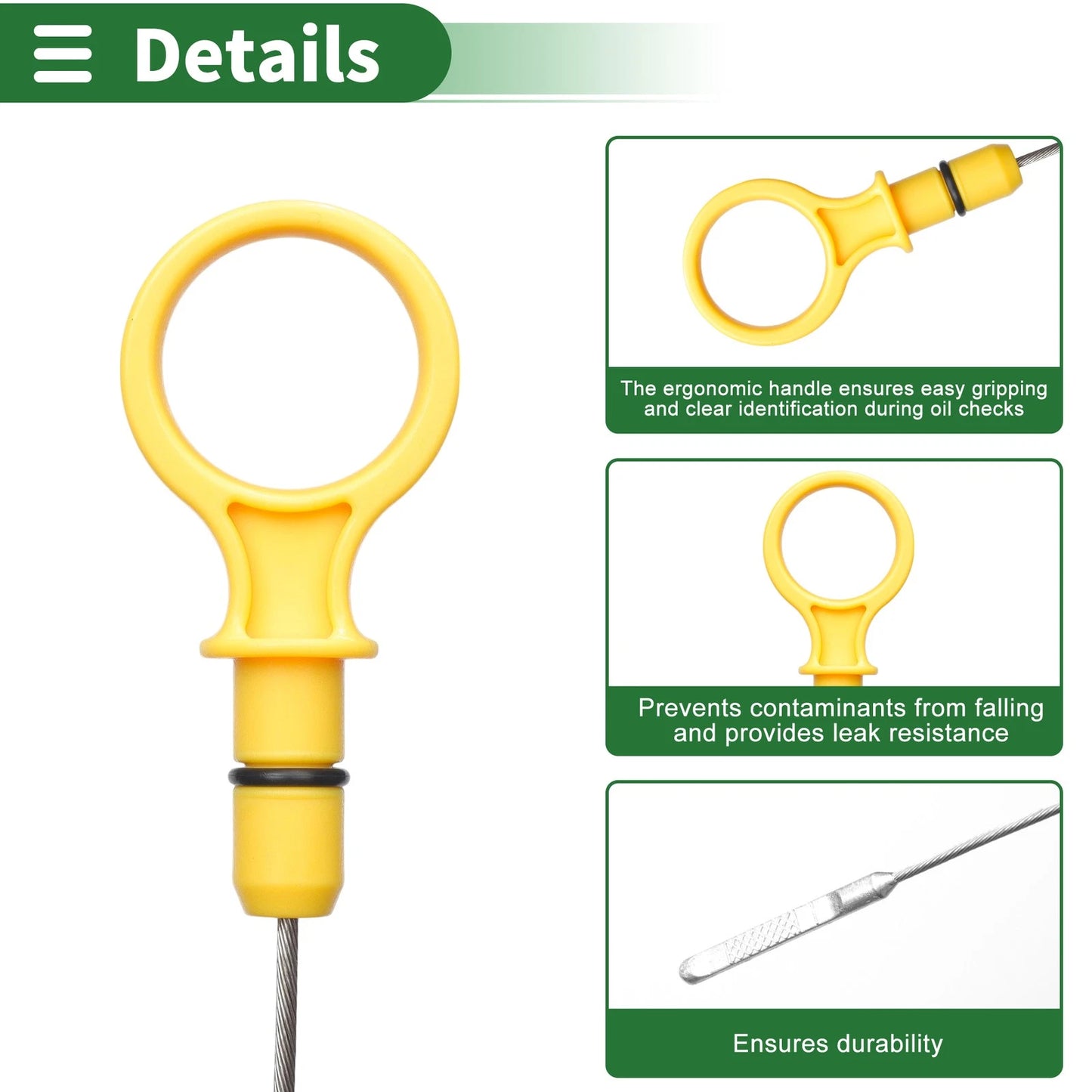 Oil Level Dipstick No.BC3Z6750C/BC3Z6750A/BC3Z6750B for Ford F-250 F-350 F-450 (2011–2016)