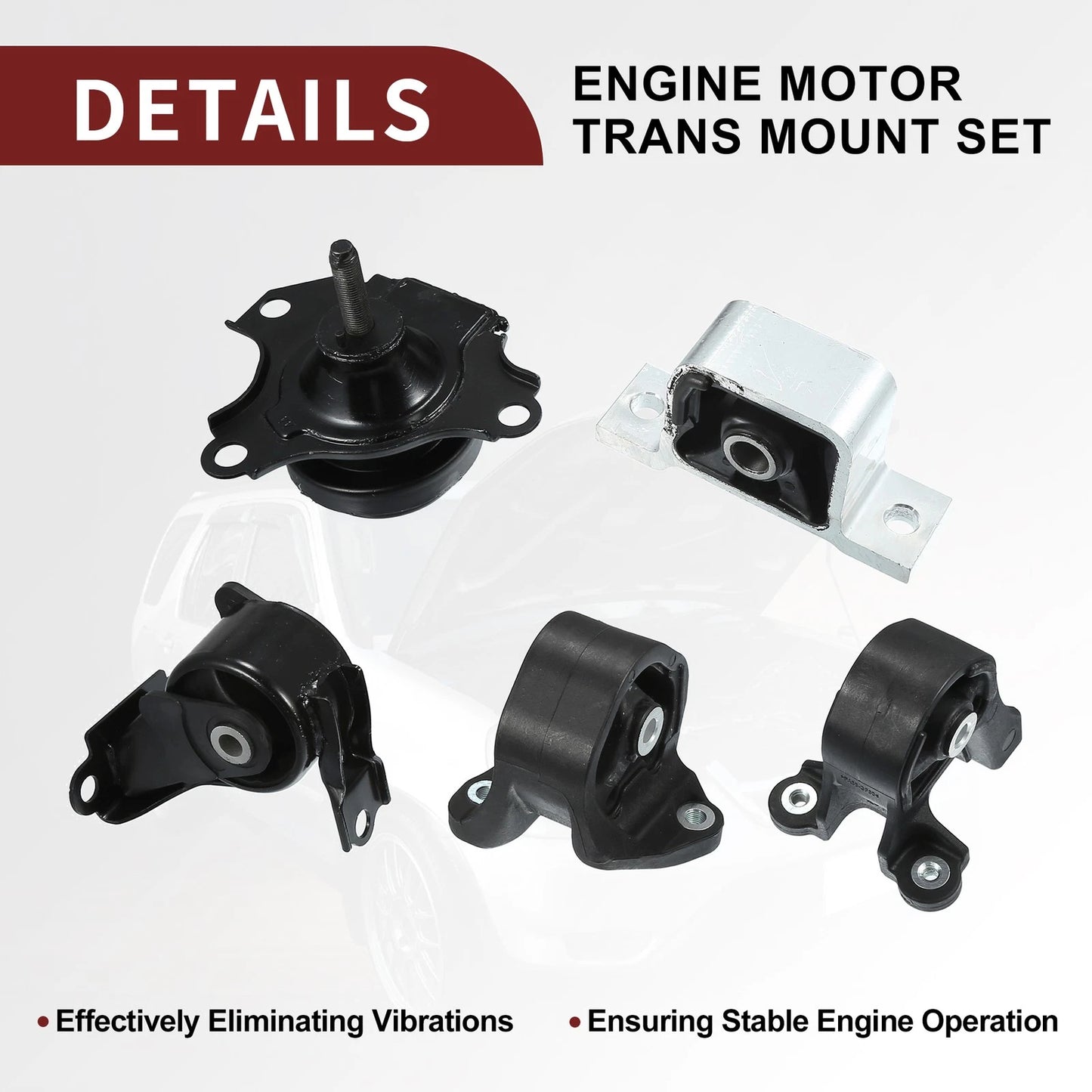 Engine Motor Mount for Honda CR-V 2.4L 4WD (2002–2006)