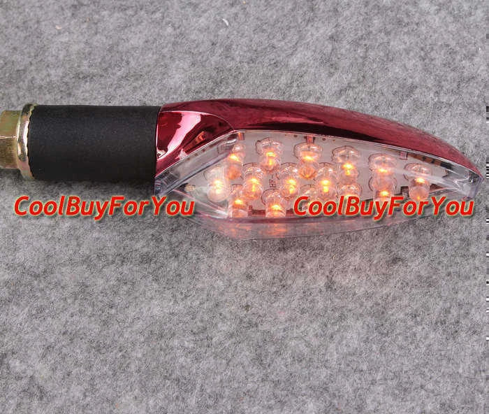 Red LED Turn Signal Lights for Universal Vehicles