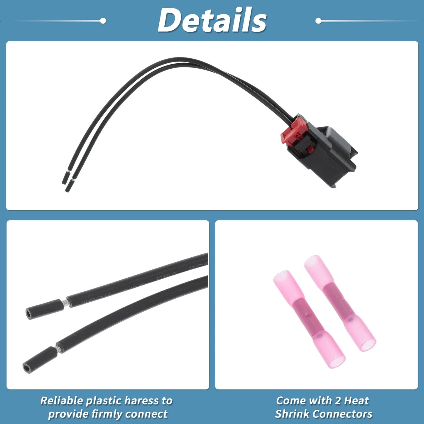 ABS Wheel Speed Sensor Connector for Dodge Jeep (88861094/52125003AB)