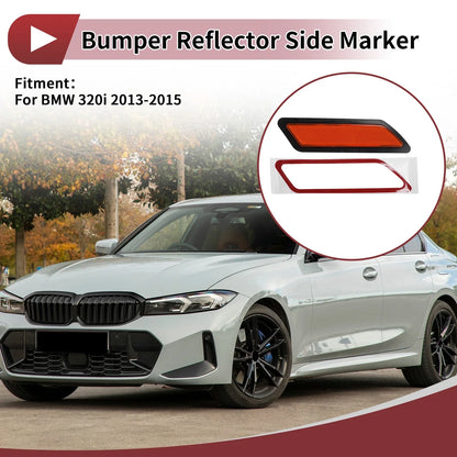 1 x Passenger Side Bumper Reflector for BMW 320i (2013-2015)
