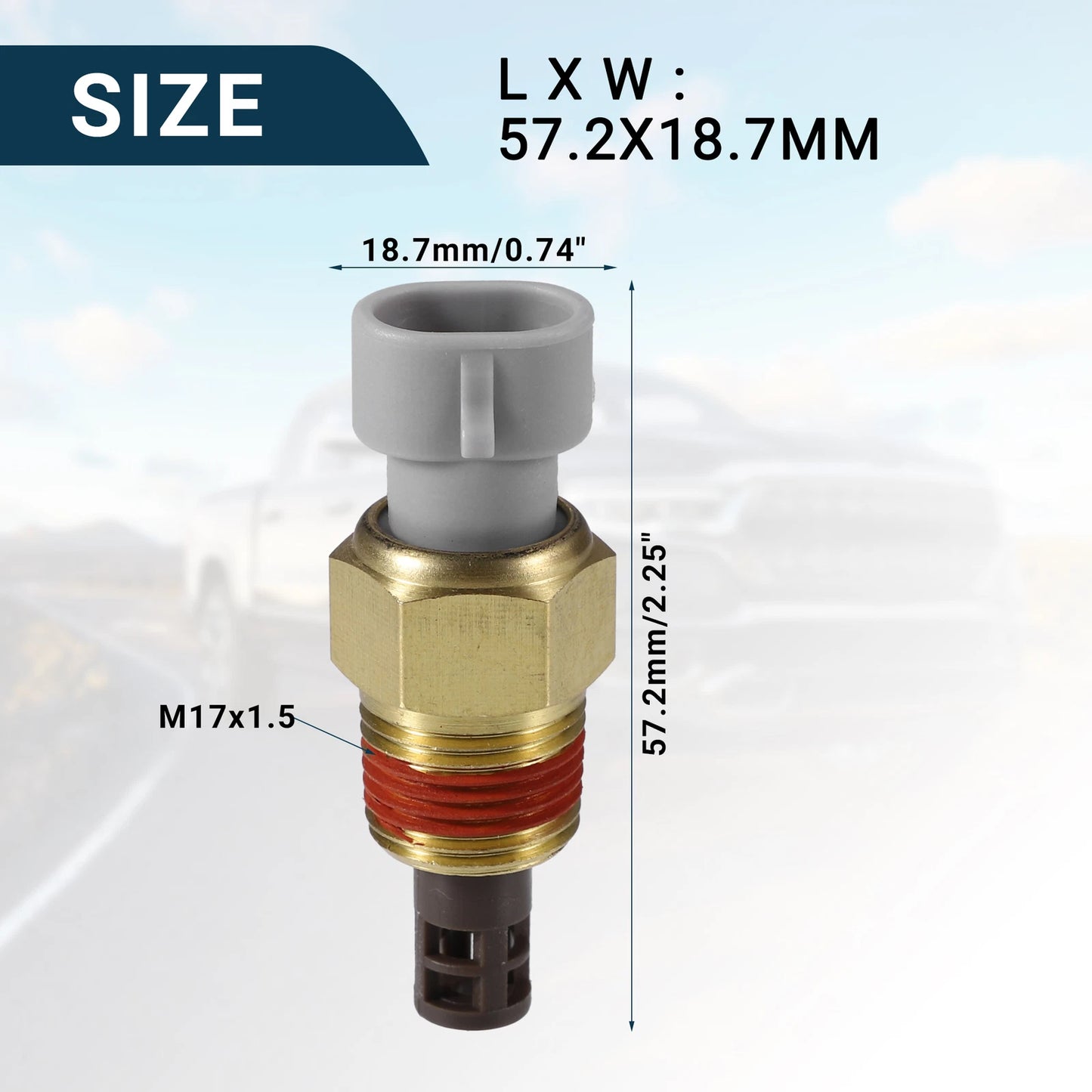 Coolant Temperature Sensor for GMC C3500 (No. 25037225)