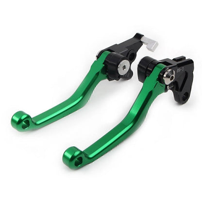 Pivot Dirt Clutch Brake Levers for Kawasaki KLX250 D-Tracker (1993–1997) Green