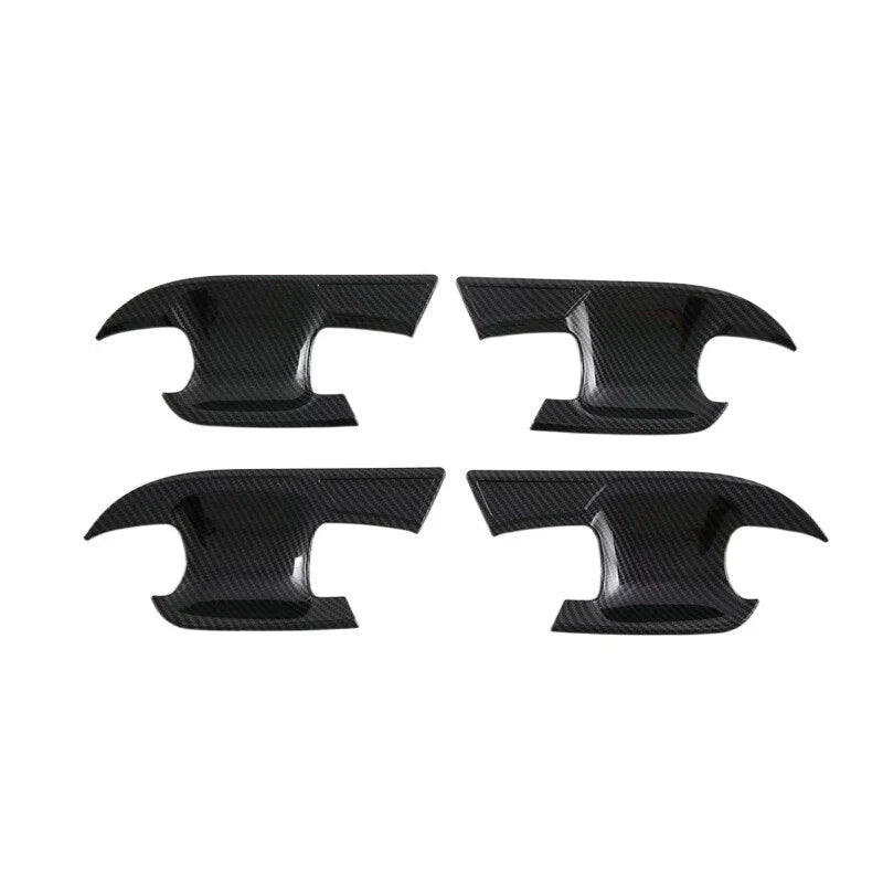 8 Pcs Carbon Fiber Car Door Handle Bowl Cover Trim for Subaru Crosstrek (2024–2025)