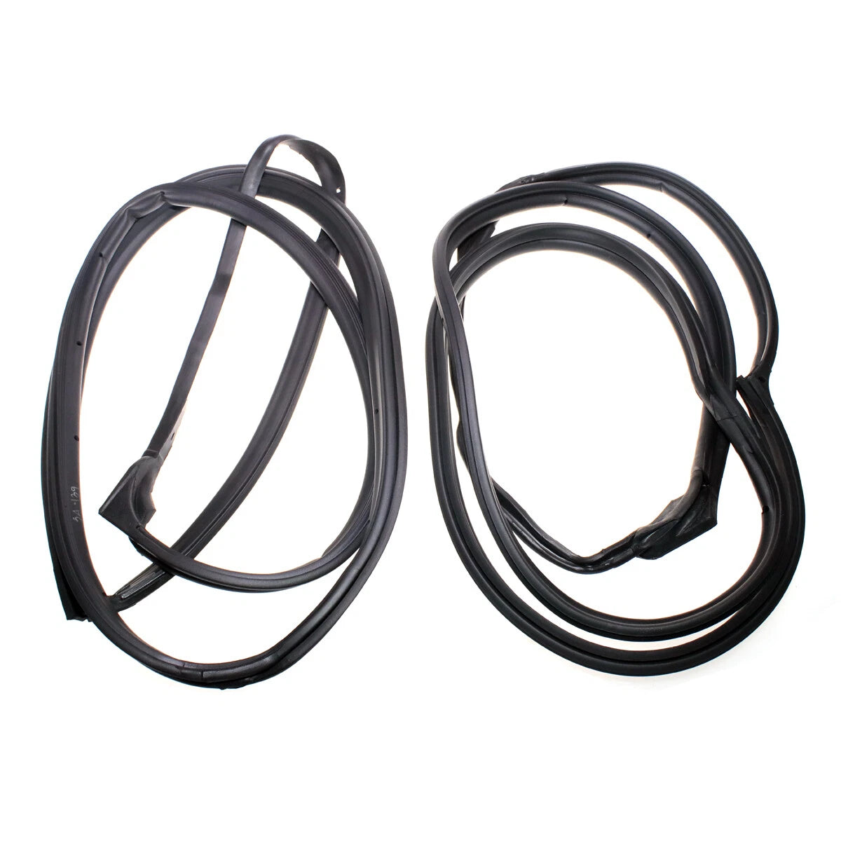 Rear Door Weatherstrip x2 for Mercedes-Benz W124 200 230E 280E E420 400E 1986-1995