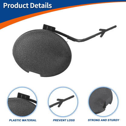 Tow Hook Cover for Jeep Renegade (2015–2018) No. 735643610 Unpainted