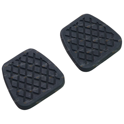 2X Clutch Brake Pedal Pad Cover Rubbers for Nissan Patrol GU Y61 (1997–2016)
