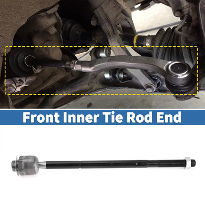 2X Front Inner Tie Rod End Links for Dodge Ram 1500 (2006–2010)