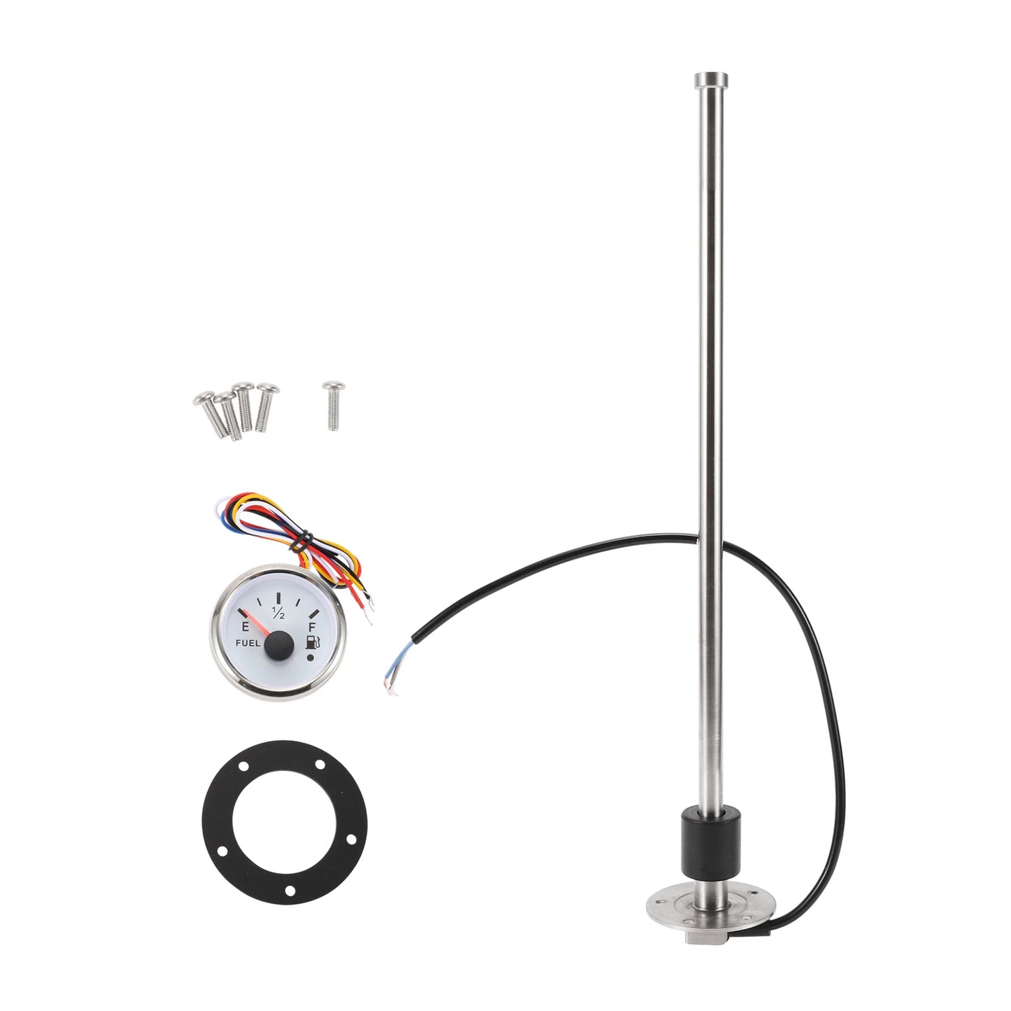Fuel Sending Unit and Gauge Kit 240-33 Ohm 425mm for Boat Car Truck