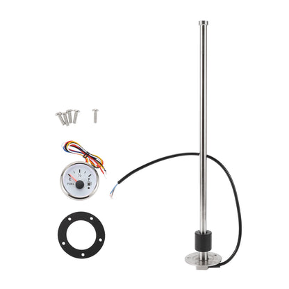 Fuel Sending Unit and Gauge Kit 240-33 Ohm 425mm for Boat Car Truck