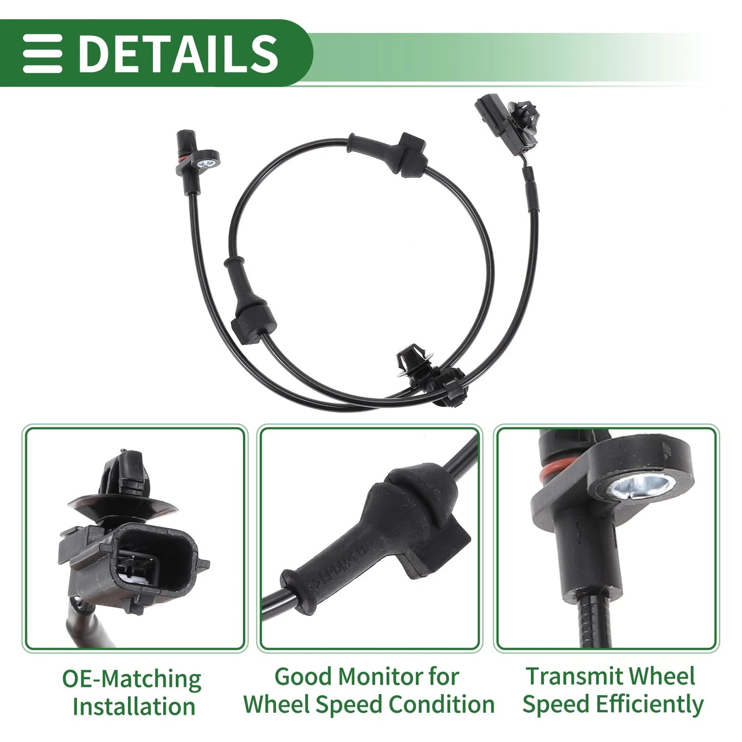 ABS Wheel Speed Sensor No. 5631068L01 for Suzuki Swift IV (2010–2021) Rear