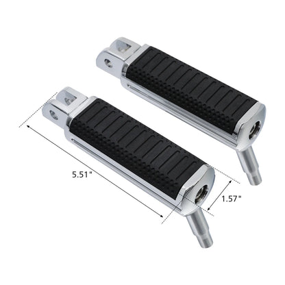 Front Rider Driver Footpegs for Harley Softail Fat Bob Low Rider (2018-2025)