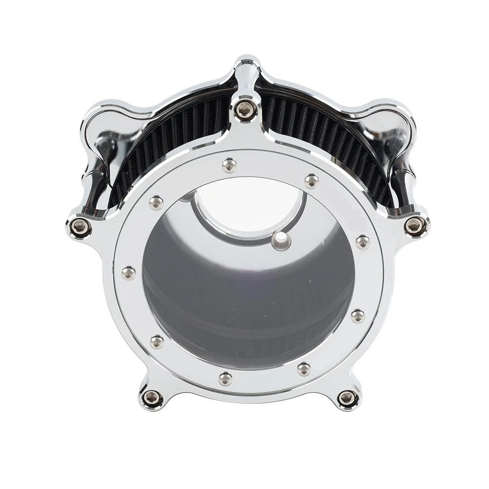 CNC Black Air Cleaner Intake Filter for Harley Touring Trike (2008–2016)