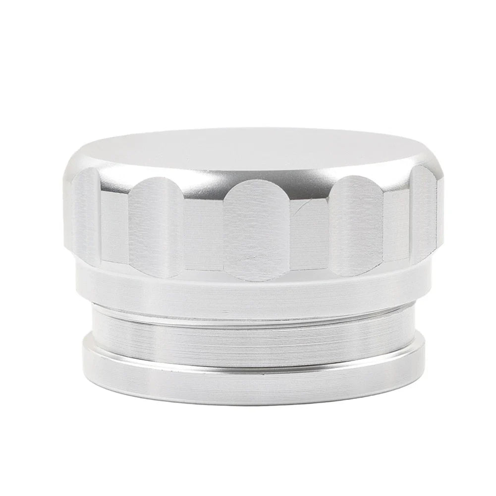 1.5" Silver Aluminum Weld-On Filler Neck w/ Cap for Fuel Tank
