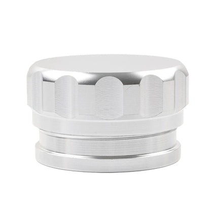 1.5" Silver Aluminum Weld-On Filler Neck w/ Cap for Fuel Tank