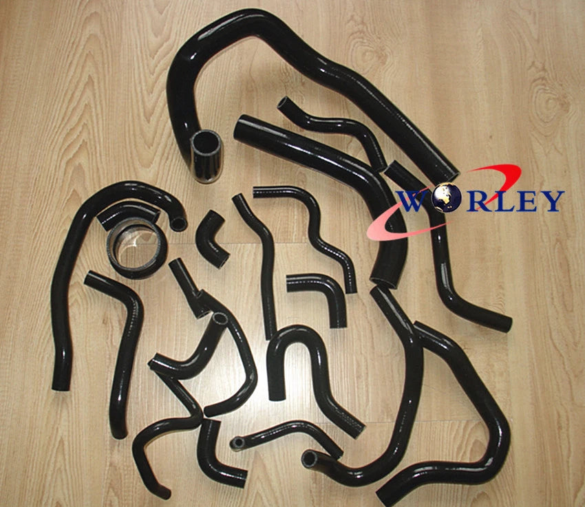 Silicone Radiator Induction Hose for Toyota Supra MK3 (1986–1992) Turbo Blue