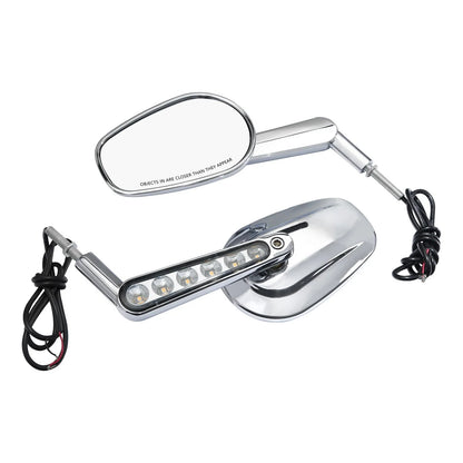 Rearview Mirrors LED Turn Signals for Harley VRSCF VRod (2009 - 2017)