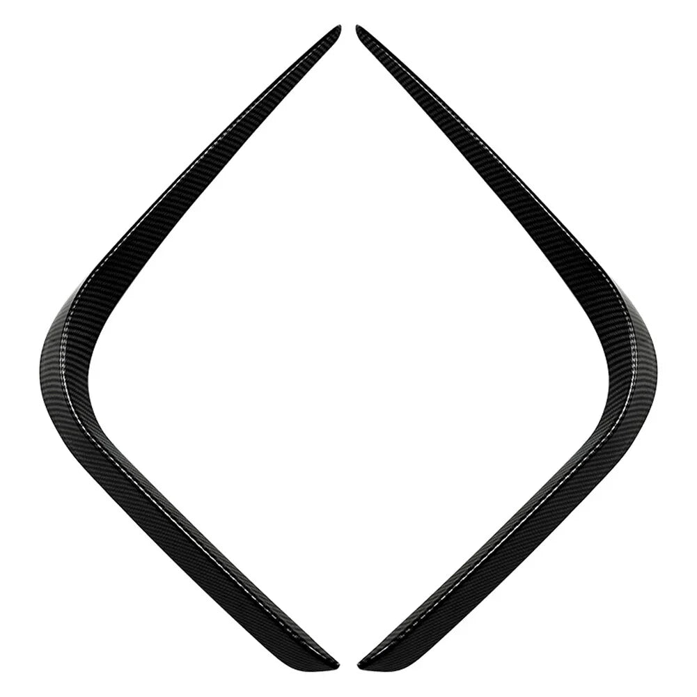 Carbon Black Front Bumper Side Vent Cover Trim for BMW X5 G05 (2019-2022)
