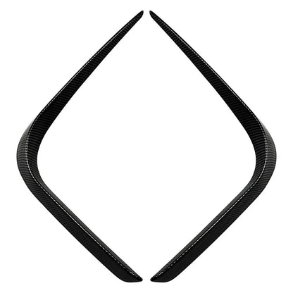 Carbon Black Front Bumper Side Vent Cover Trim for BMW X5 G05 (2019-2022)