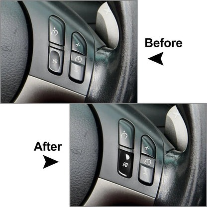 BMW F Chassis 3 Series E46 M3 I/O Switch Button Trim 1998-2006 Black