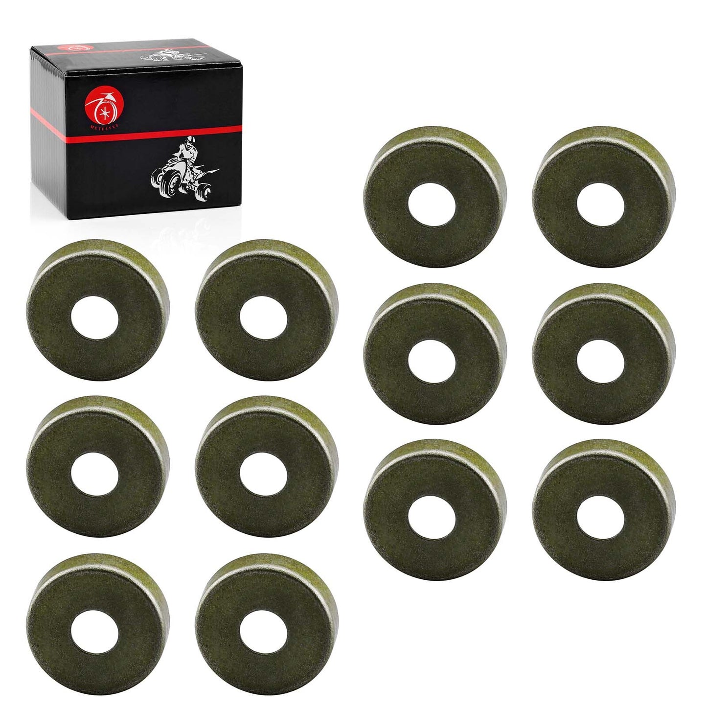 12pcs A Arm Dust Cover Seal Caps for Yamaha Banshee 350 (1987–2006)