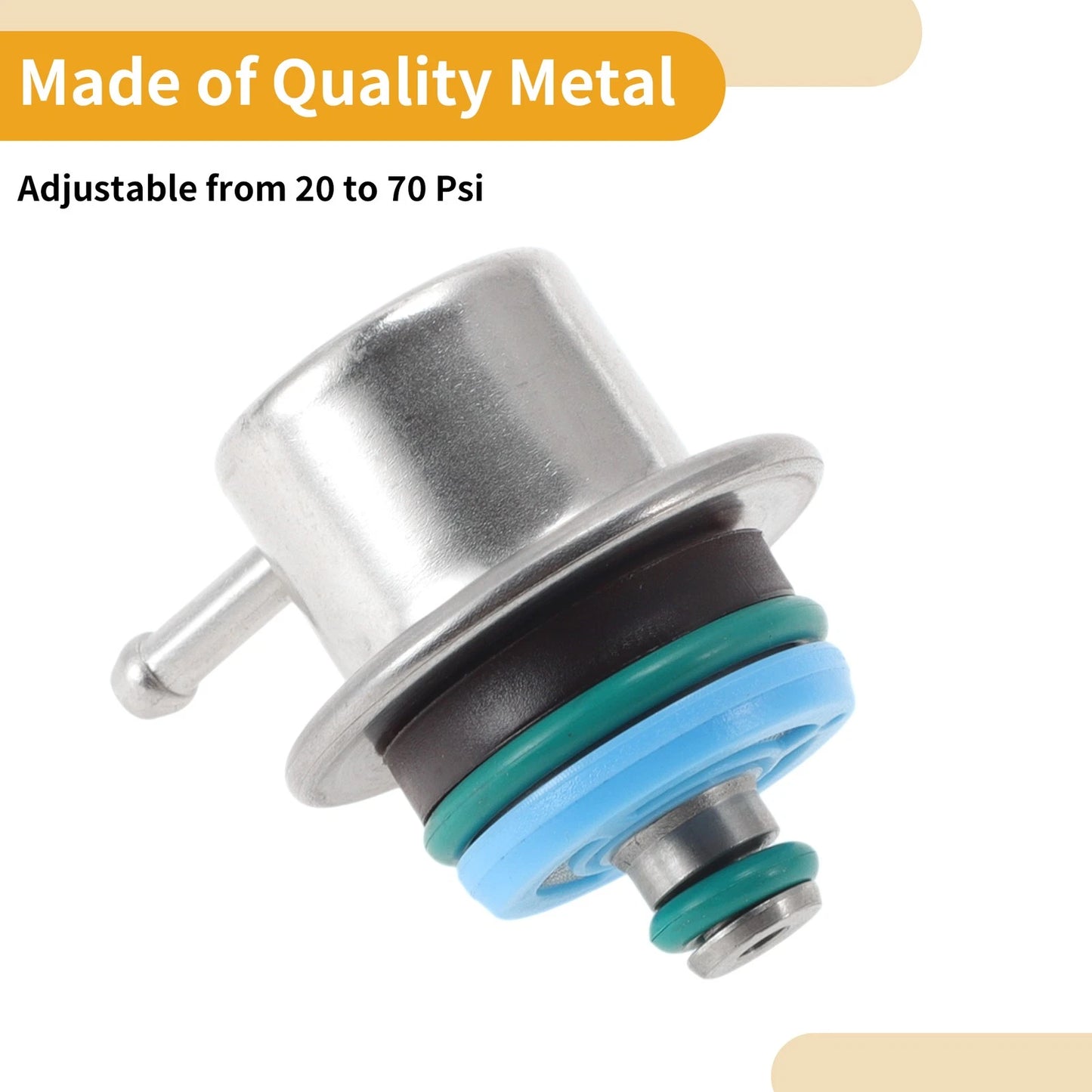Fuel Pressure Regulator for Audi A3 (1996–2010) No. 0280160557 20-70 Psi
