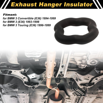 Muffler Exhaust Hanger for BMW 3 Convertible (E36) (1994–1999) 18211723647 Rubber