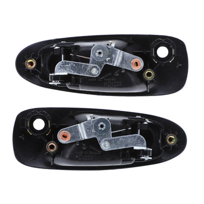 2 x Door Handle Outer Black for Honda Civic EG EH (1991–1995)