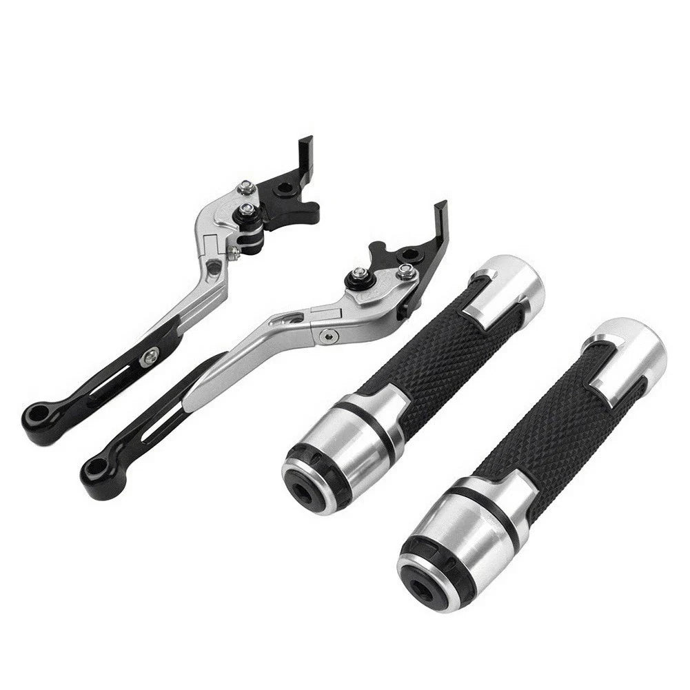 Folding Extendable Brake Clutch Lever Grip Set for Street Twin (2016-2023)