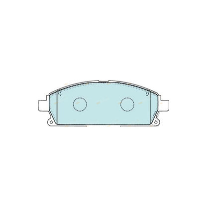 Set of 4 Front Disc Brake Pads for Nissan Pathfinder R50 (1995–2005)