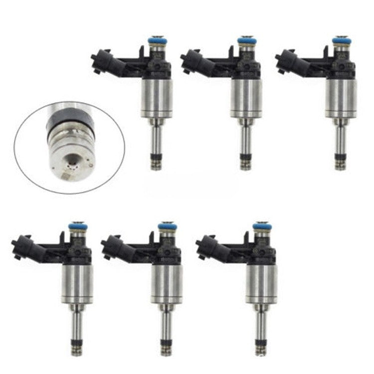 Set of 6 Fuel Injectors for Chevrolet Camaro, Traverse, GMC Acadia, CTS, STS (3.6L V6)