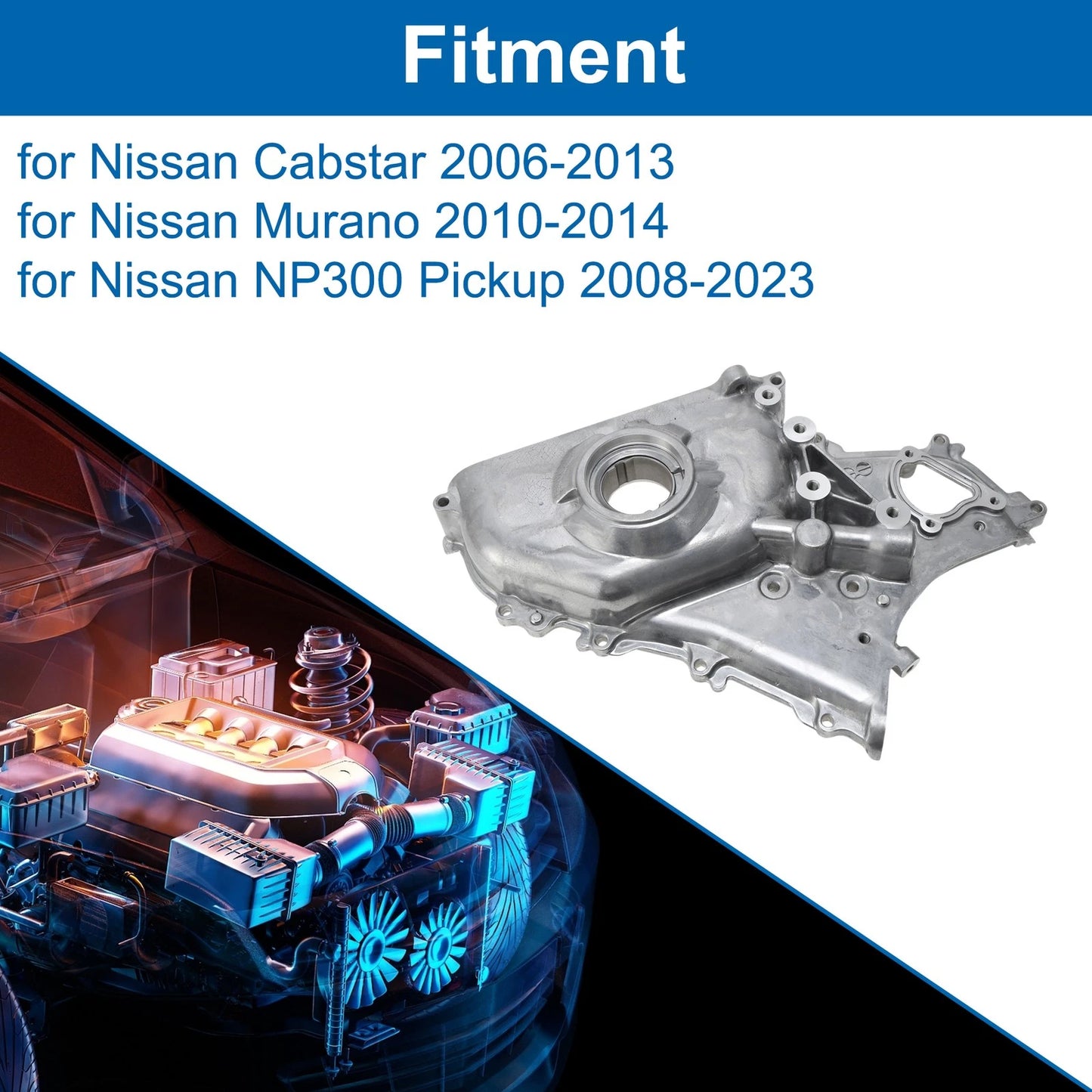 Engine Oil Pump for Nissan Cabstar (2006–2013) - 15010EB70A, 15010EB30A, 150105X00C