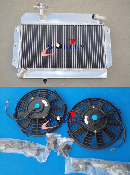 Aluminum Radiator with Fans for MG MGB GT/Roadster (1963–1968)