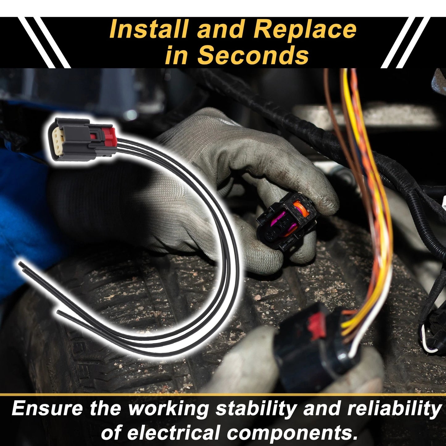 3 Pin Ignition Coil for Ford Edge (2007–2017) No. 9U2Z14S411EA