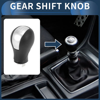 5 Speed Gear Shifter Knob for Honda Civic (2012-2015) - Durable Plastic