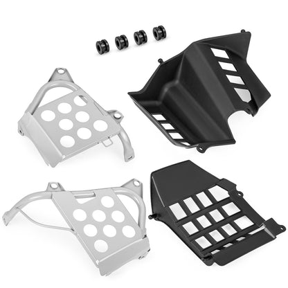Silver Heel Guards for Yamaha Banshee 350 (1990–2006)