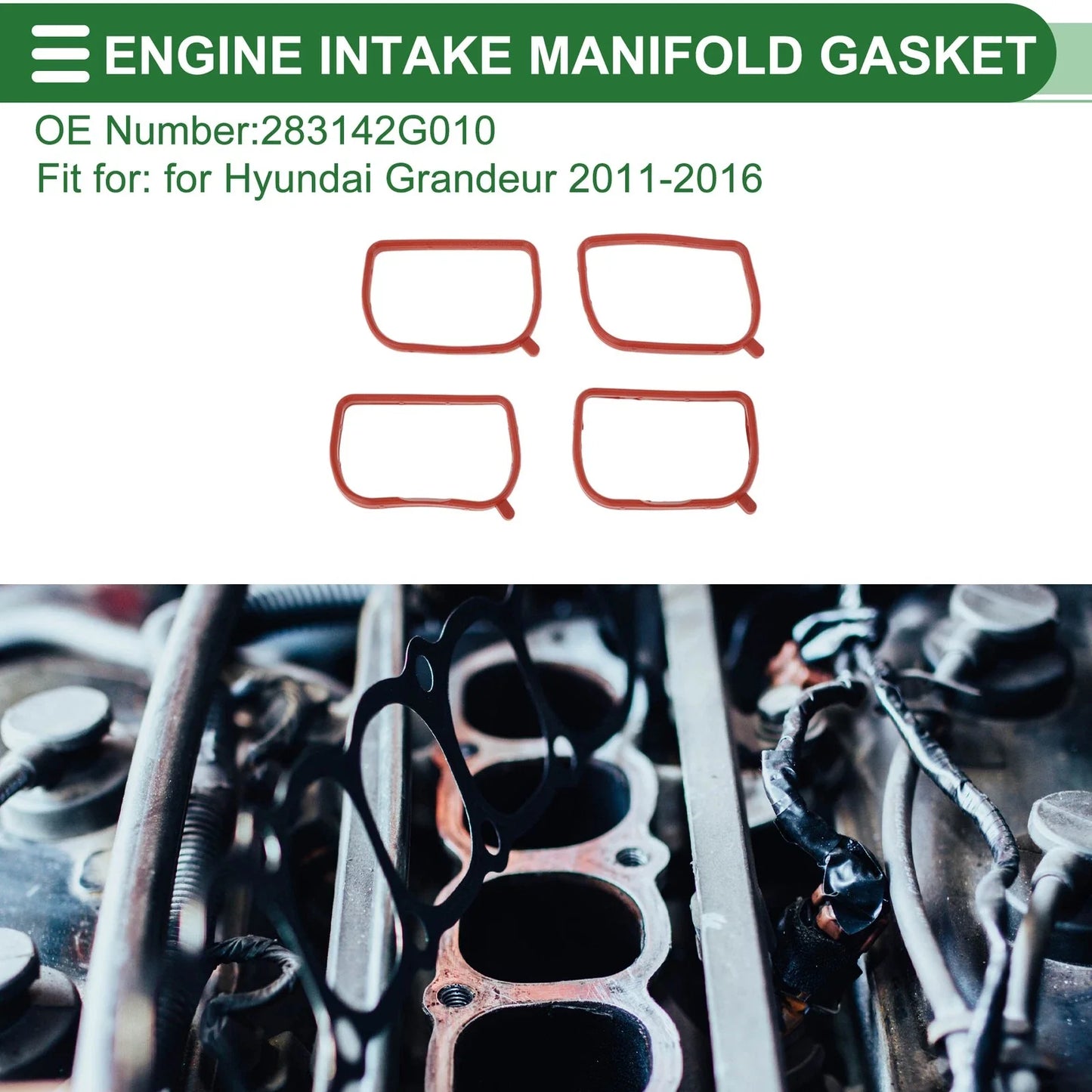 Engine Intake Manifold Gasket for Hyundai Grandeur (2011-2016)