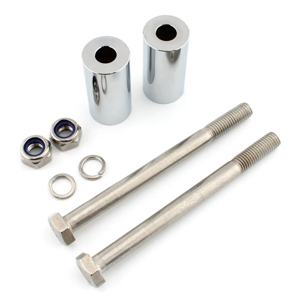 2" Chrome Handlebar Risers for Kawasaki Vulcan 800 900 1500 1600 2000