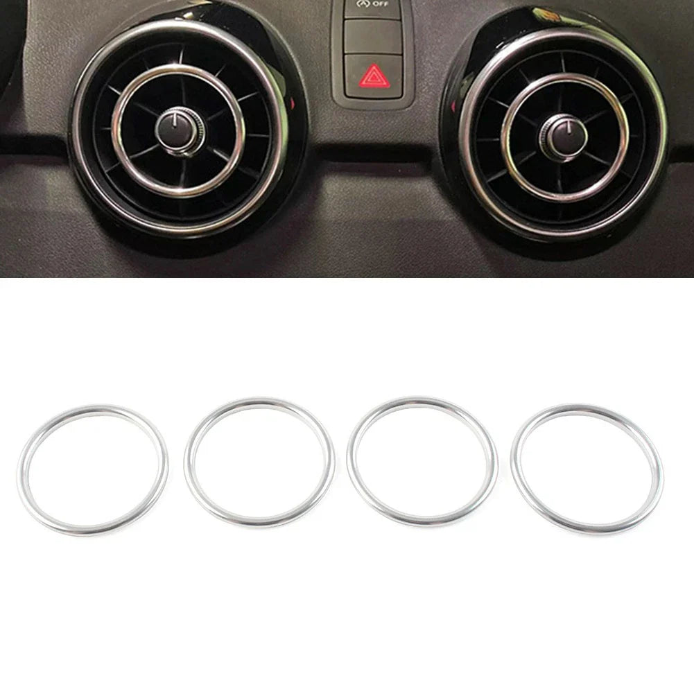 AC Vent Outlet Inner Ring Trim Silver for Audi A1 S1 (2010-2018)
