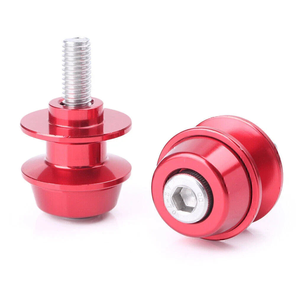 8mm Swingarm Spools Sliders Red for Suzuki GSR750 GSX1300 GSXR600 SV1000 SV650 (2011-2019)