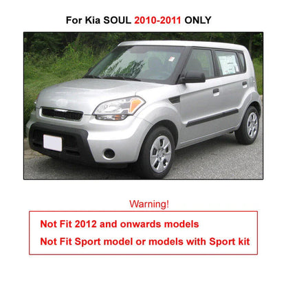 4Pcs Mud Flaps Splash Guards Fender Mudguard for Kia Soul (2010–2012)