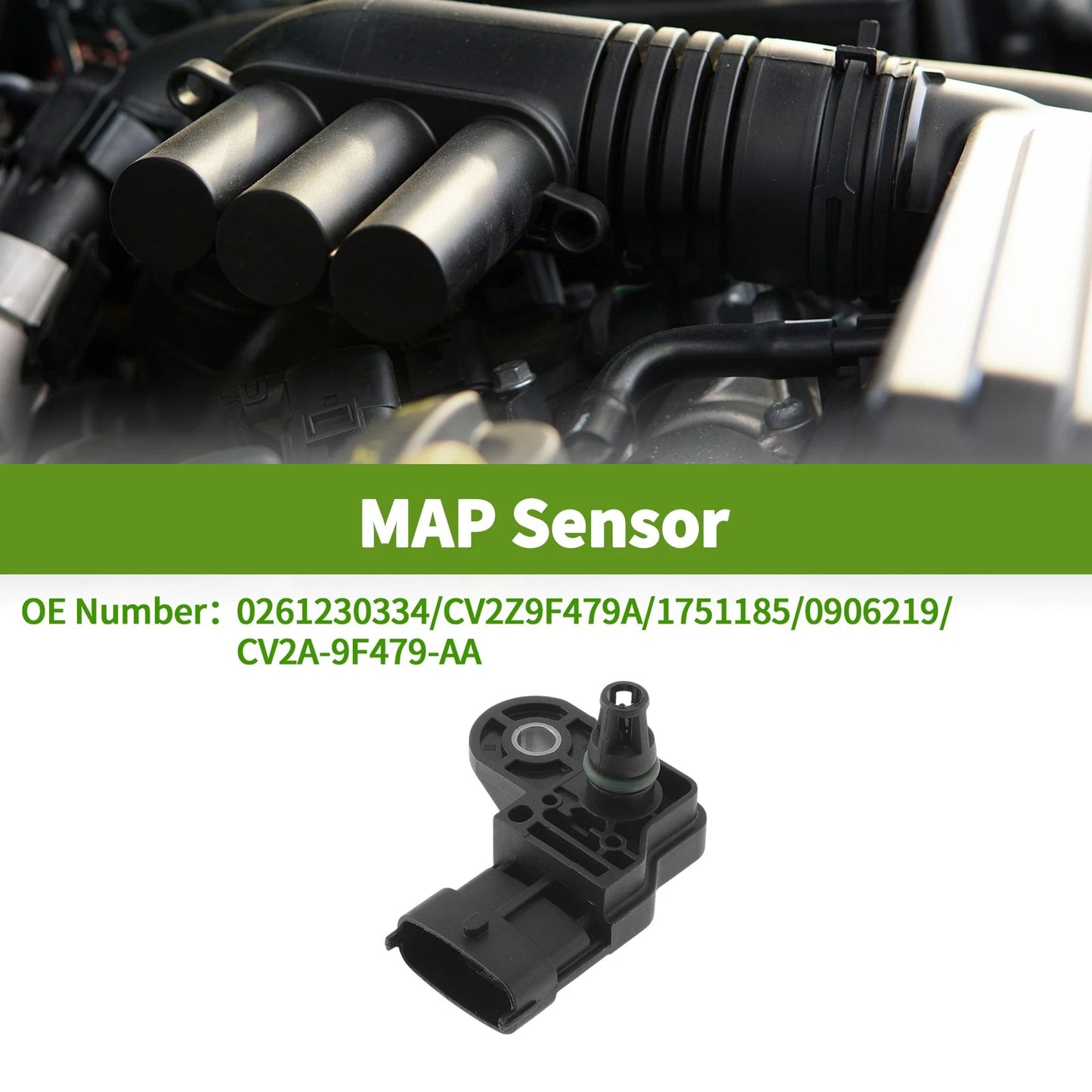 MAP Sensor No.0261230334 for Ford Focus 2.0 ST (2015–2017)