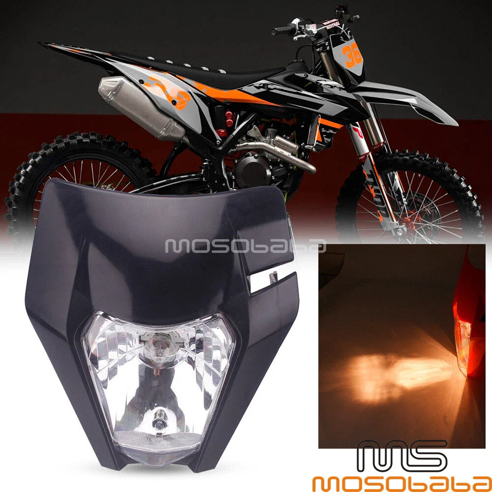 Universal Headlight Fog Light for Dual Sport Motorcycles & Dirt Bikes