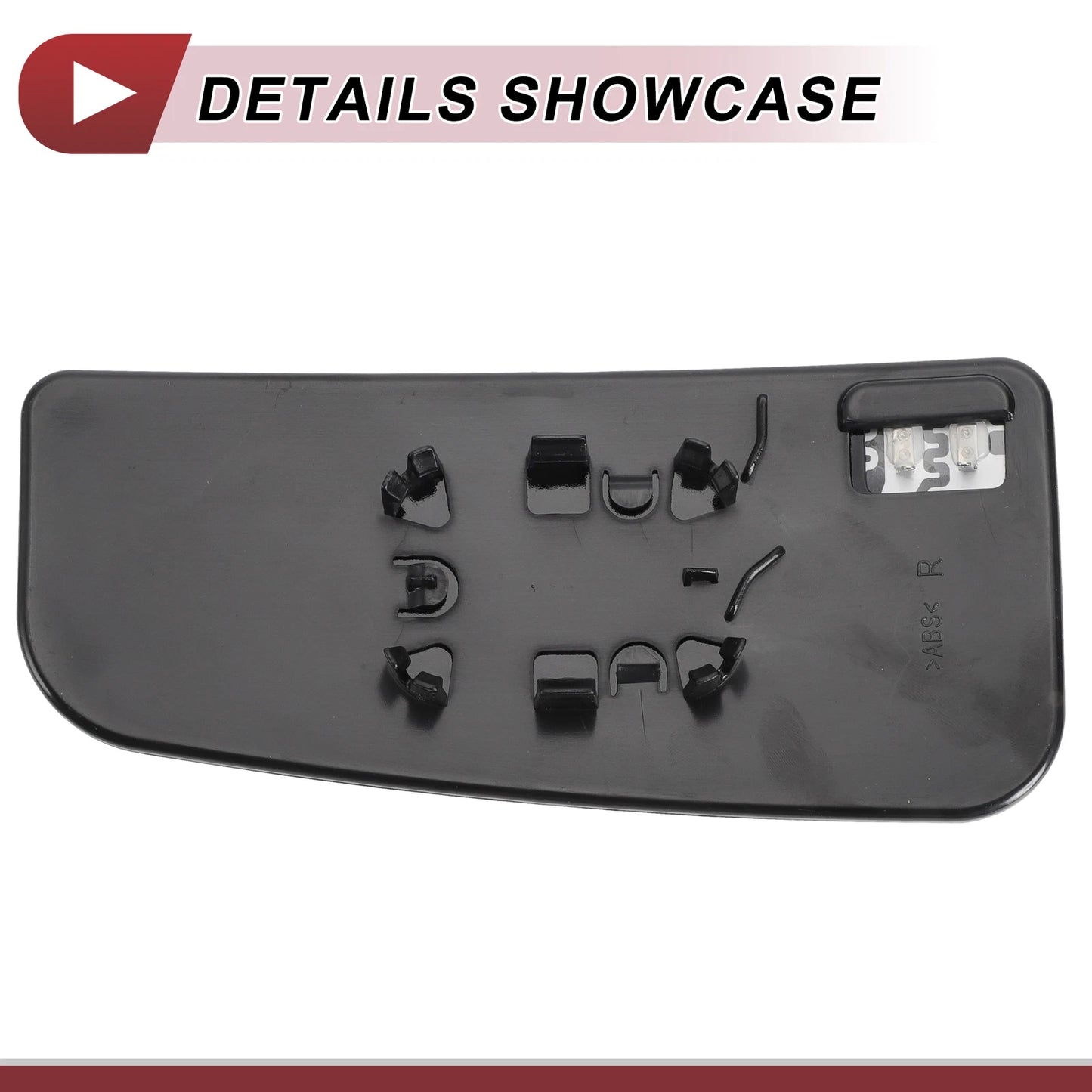 Heated Right Passenger Side Tow Mirror Glass for Ford