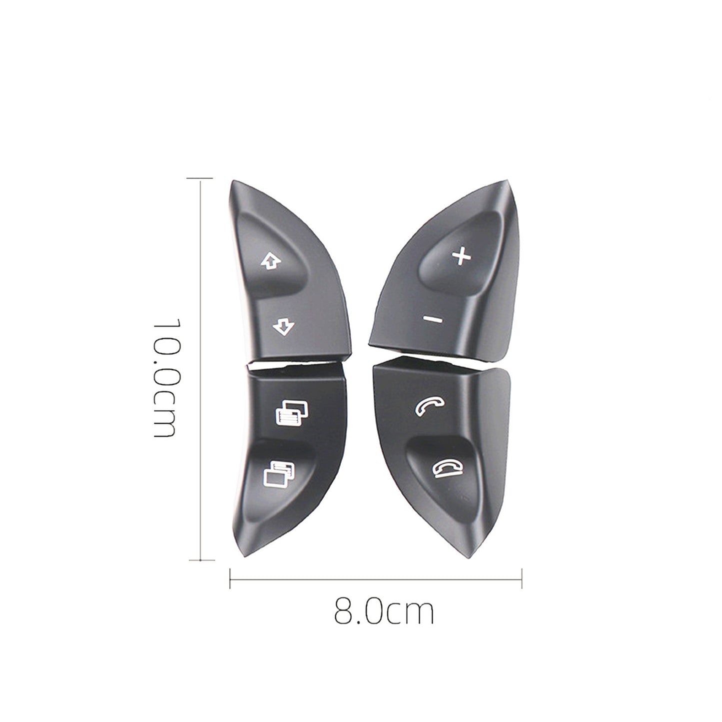 Steering Wheel Control Button Cover for Mercedes-Benz S-Class (1998–2005)