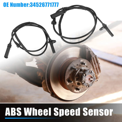 2 Pcs ABS Wheel Speed Sensor for BMW X6 (2008–2014) No. 34526771777