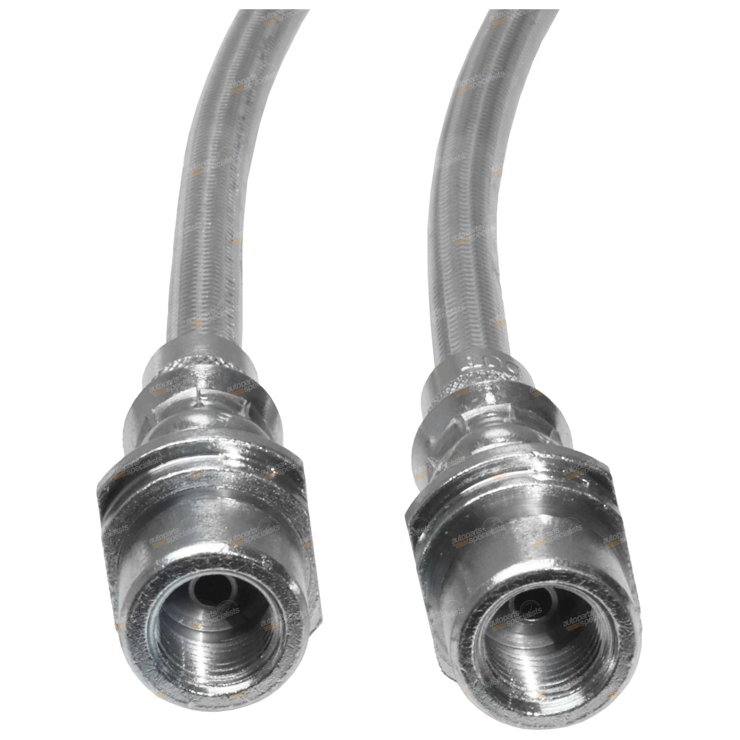 Front Extended Stainless Steel Braided Brake Hoses for Hilux (2015–2019)