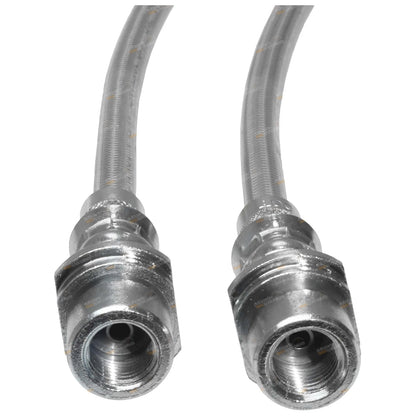 Front Extended Stainless Steel Braided Brake Hoses for Hilux (2015–2019)
