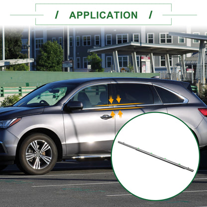 1 Pcs Rear Left Window Seal No. 72950TX4A01 for Acura RDX (2013–2018)